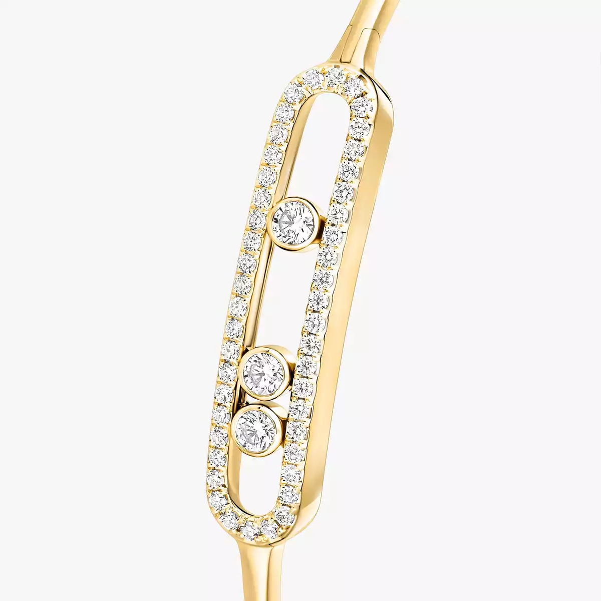 [Eterna Jewels]Move Pavé Diamond Bangle Bracelet M