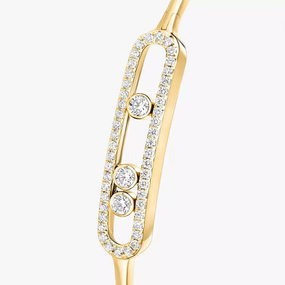 [Eterna Jewels]Move Pavé Diamond Bangle Bracelet M