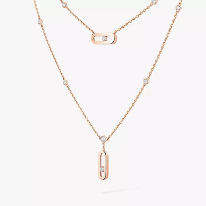 [Eterna Jewels] Move Uno Diamond Necklace