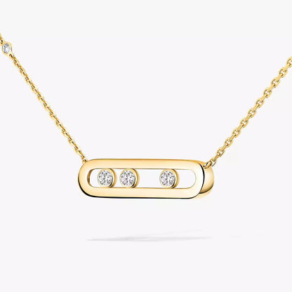 [Eterna Jewels] Baby Move Gold Diamond Necklace