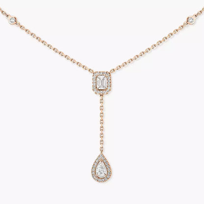 [Eterna Jewels]Gold Diamond Tie Necklace