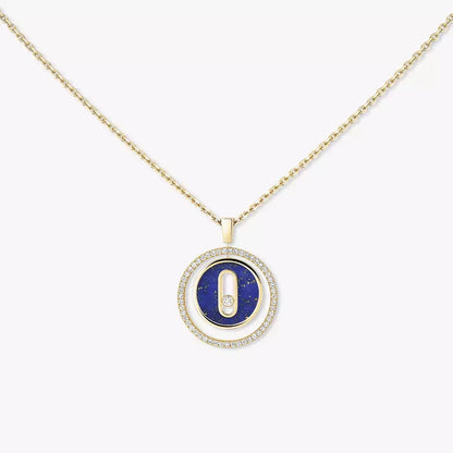 [Eterna Jewels]Lucky Move Diamond Necklace in Rose Gold and White Mother-of-Pearl