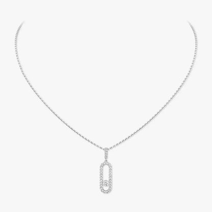 [Eterna Jewels]Move Uno Diamond Necklace in Rose Gold