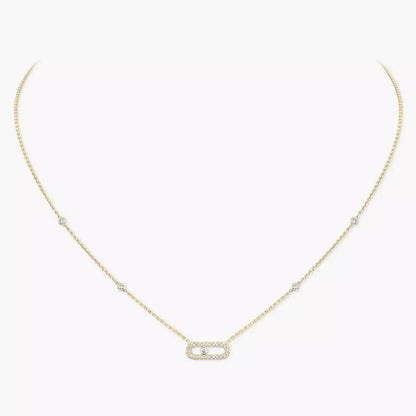 [Eterna Jewels]Diamond Necklace Move Uno