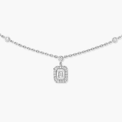 [Eterna Jewels]My Twin Diamond Necklace in Silver