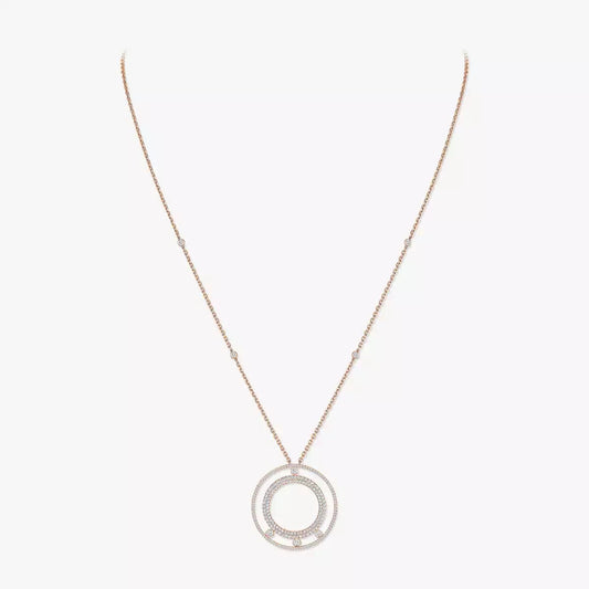 [Eterna Jewels]Move Romane Long Pave_-Set Diamond Necklace