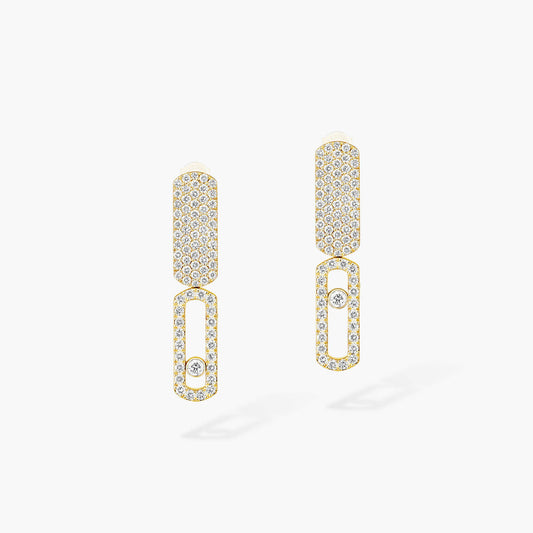 [Eterna Jewels]Imperial Move SM Diamond Earrings