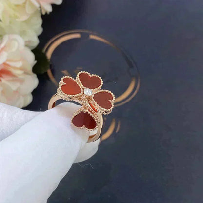 [Eterna Jewels]SWEET CLOVER CARNELIAN RING