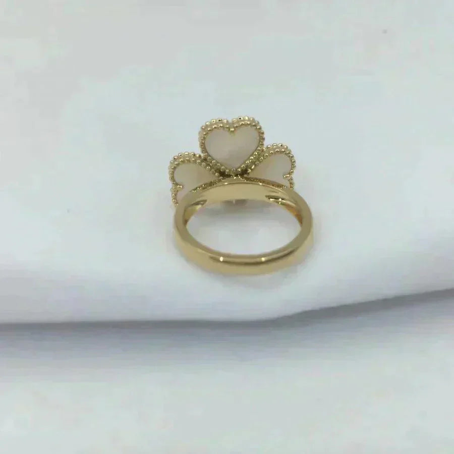 [Eterna Jewels]SWEET CLOVER WHITE MOP RING