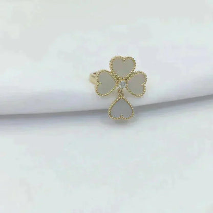 [Eterna Jewels]SWEET CLOVER WHITE MOP RING