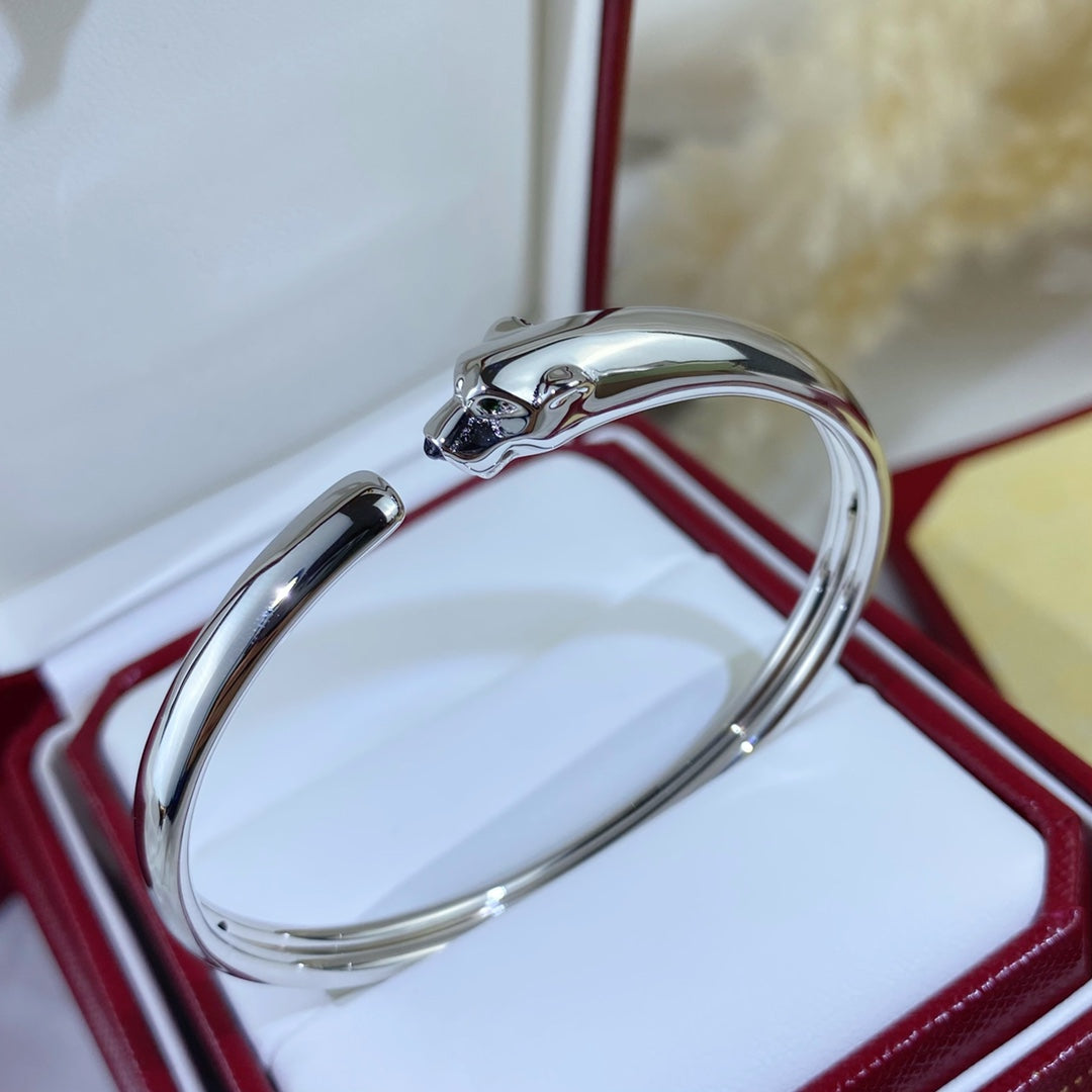 [Eterna Jewels]PANTHERE SILVER OPEN BRACELET