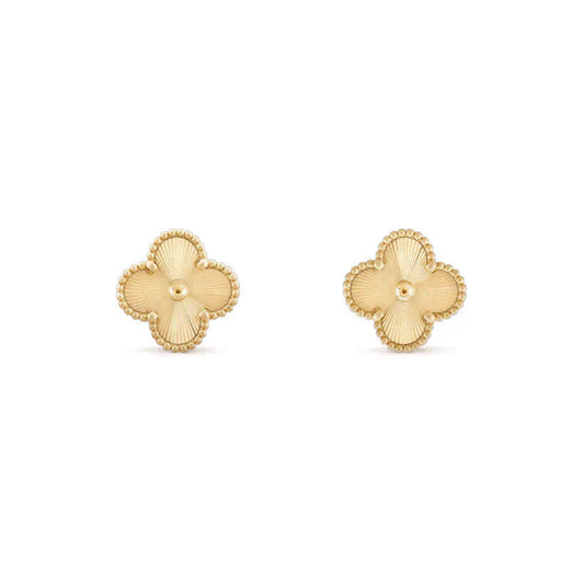 [Eterna Jewels]CLOVER MEDIUM 1 MOTIFS LASER EARRINGS