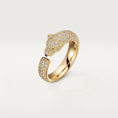 [Eterna Jewels]PANTHERE PINK GOLD DIAMOND RING